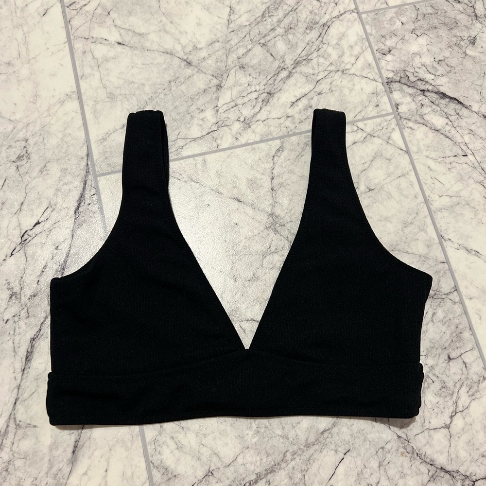 Chic Black Bikini Top